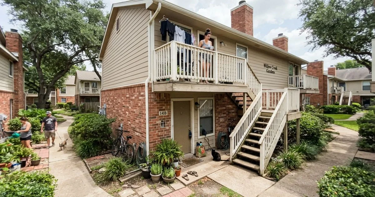 What to expect living in a garden-style or townhome apartment in Houston