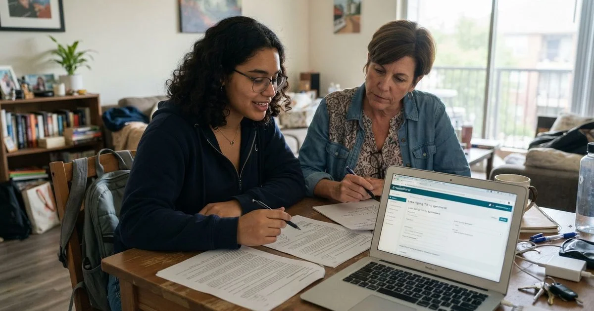 Should a college student use a cosigner for a Houston apartment